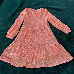 Pink Sequin Girl’s Dress from Grace Karin, Size 6-7Y